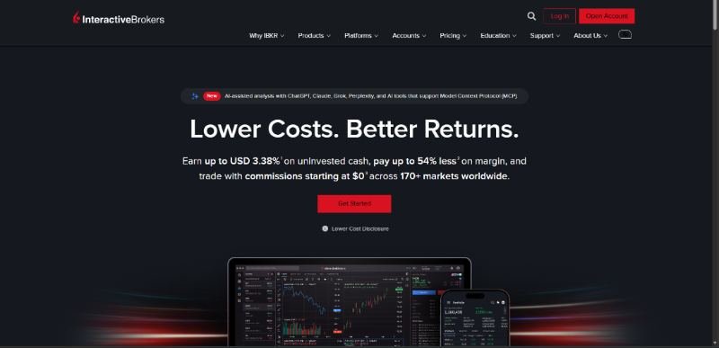 Interactive Brokers website